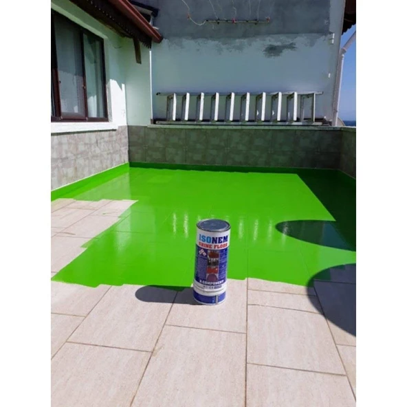 İsonem Shine Floor Solvent Bazlı Fayans Boyası 4.5 Kg - 3