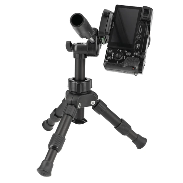 ayex LT-257 Hafif ve Dayanıklı Kamera Tripodu 3-Yollu Kafa Hızlı Çıkarma Plakası & Su Terazisi - 6