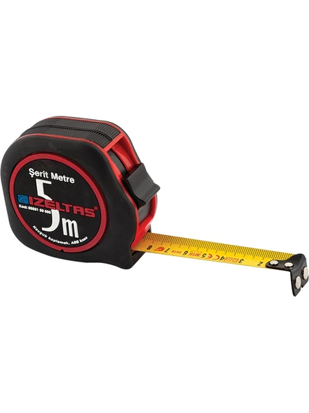 İzeltaş 5 Metre Plastik Şerit Metre 0588150005