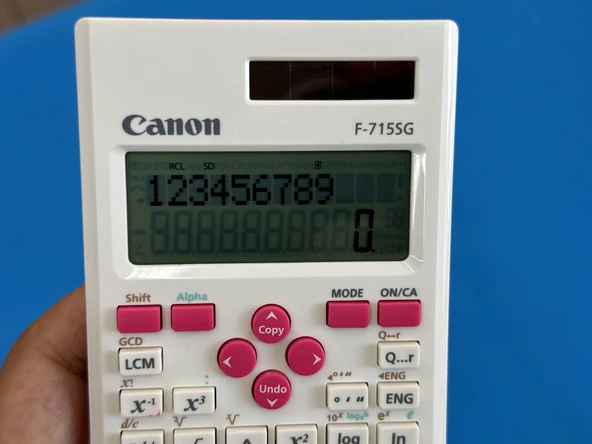 Canon F-715SG 250 Fonksiyonlu Bilimsel Hesap Makinesi - 4