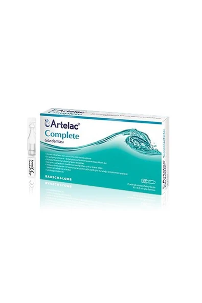 Bausch&Lomb Artelac Complete Göz Damlası 0.5 ml x 30'lu Flakon