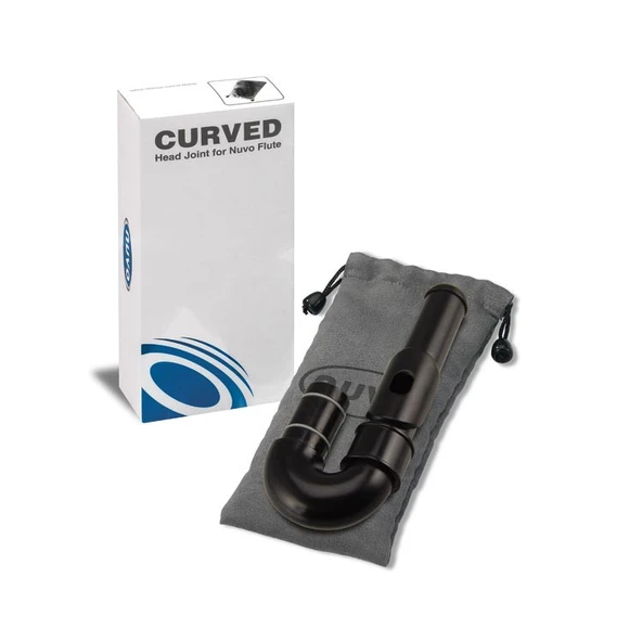 Yan Flüt Aksesuar Nuvo Eğri Boyun Siyah NV-N230CHBK ürün görseli 1