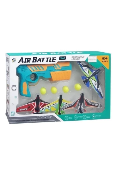 UÇAK VE TOP ATAN BÜYÜK KUTUDA TABANCA ürün görseli 1