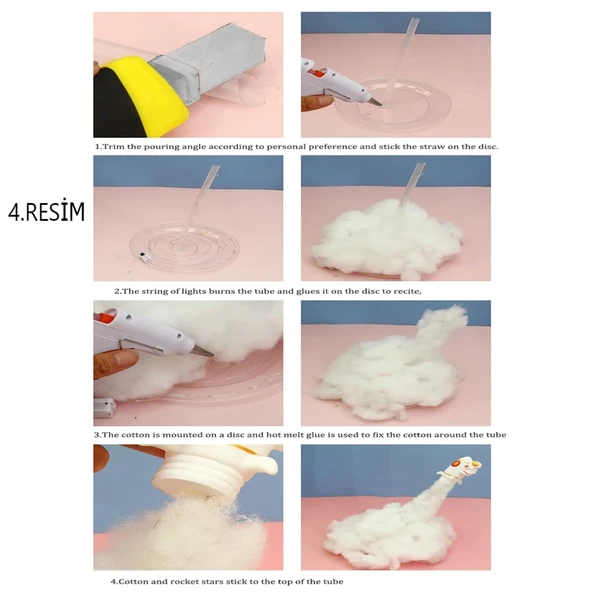 Uçan Astronot Tasarımlı Gece Lambası - 4