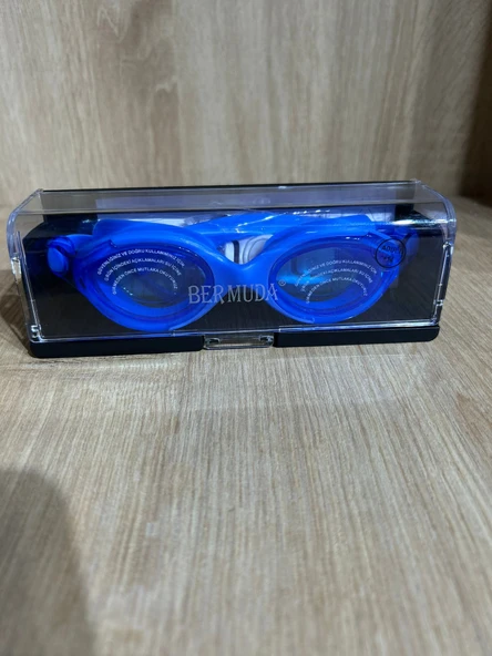 Silikonlu Yüzücü Gözlüğü Kutulu Kulak Tıpaçı Hediyeli - 7