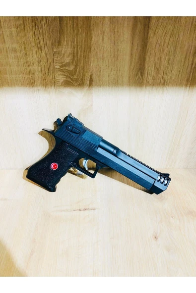 Büyük Boy 30x15 Cm Şarjörlü Boncuklu Plastik Silah 1 adet+ 1 adet hedef +  21 adet plastik boncuk - Resim 3