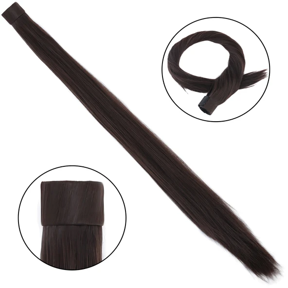 Fiber Sentetik Sihirli At Kuyruğu - Koyu Kumral ürün görseli 1