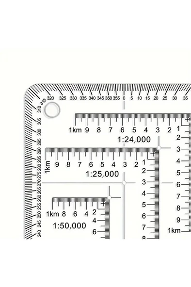 MP-10 Koordinat Cetveli, mm-cm ölçümler, Mimarlar, Mühendisler, Teknik Çizimler için-1ad - Resim 2
