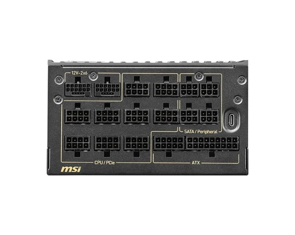 MSI MEG AI1600T PCIE5 1600W80+ TITANIUM FULMODULAR - 2