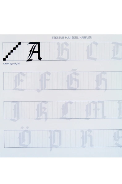 Yeni Başlayanlar Için Kaligrafi Defteri-kaligrafi Çalışma Defteri-2 - Resim 3