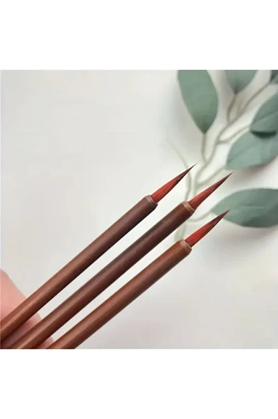 Tahrir Fırçası Kurt Kılı No:3-çini, Seramik, Tezhip, Minyatür, Sulu Boya, Çizim, Resim Sanatı-1 Adet - Resim 3