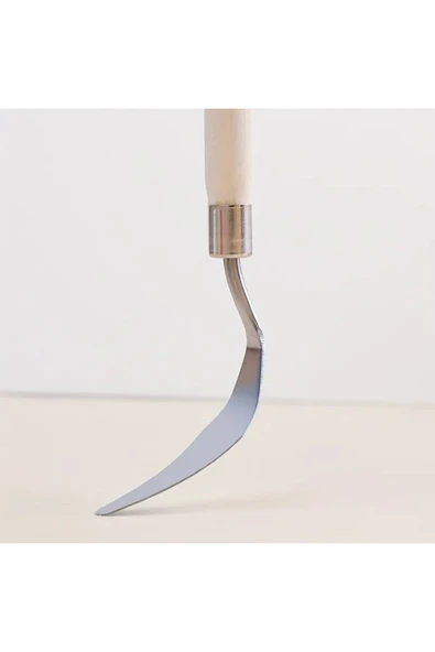 Spatula Seti Spatul Akrilik Yağlı Boya Hobi Çalışmaları 7 li-Palet Bıçağı Seti-Ahşap Sap - Resim 5