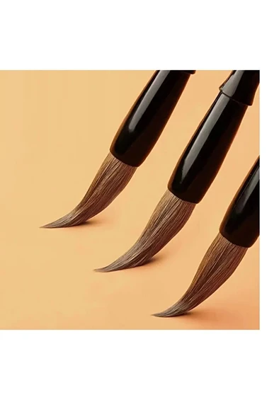 Tahrir Fırçası Seti Büyük Boy Çini, Vazo, Seramik, Sırlama, Suluboya, Çizim, Resim-üç Boy,3 Adet - Resim 5