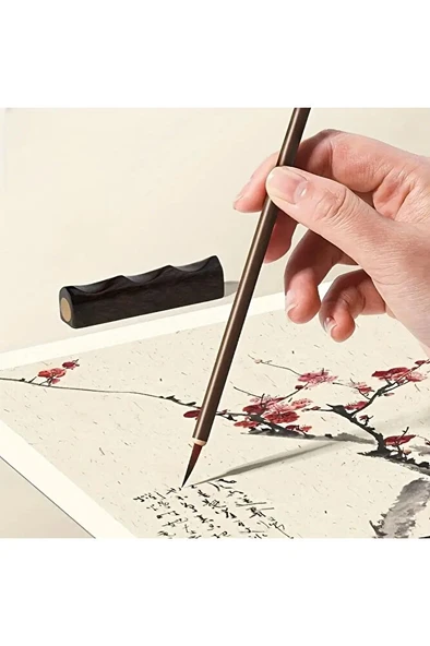 Tahrir fırça seti, çini, seramik, tezhip, minyatür, çiçek boyama, resim 11 parça-Set - Resim 8