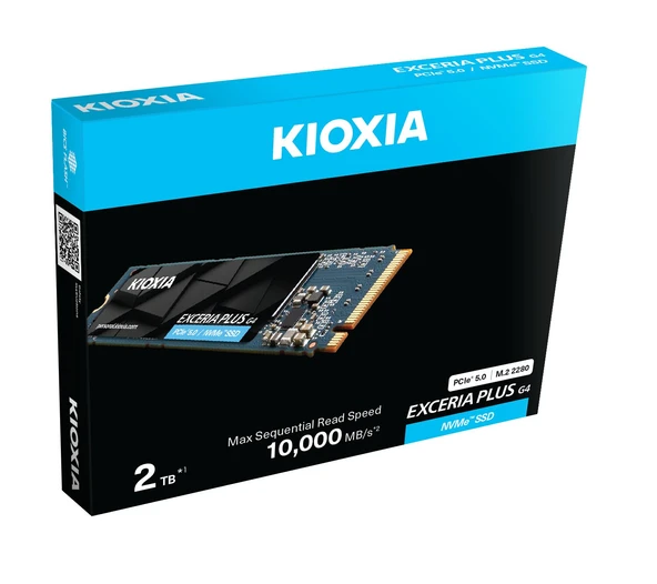 2TB KIOXIA EXCERIA PLUS G4 M.2 NVMe GEN5 10000/8200MB/s LVD10Z002TG8 - 3