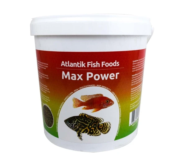 Atlantik Max Power Granulat 3000 Gr Kova Balık Yemi ürün görseli