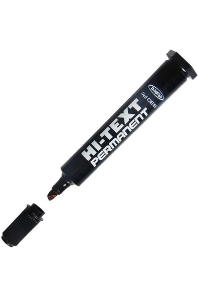 Hi-tekxt 830 Permanent Yan Kesik Uçlu, Kaligrafi Kalemi- Siyah-1 Adet ürün görseli