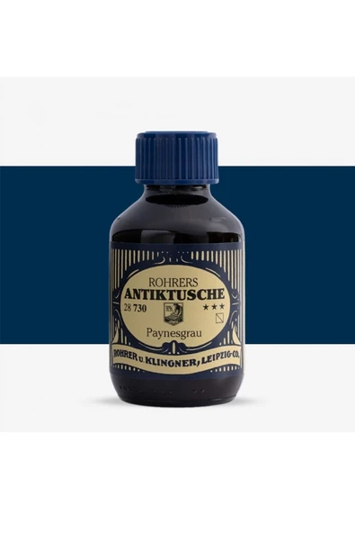 Antik Mürekkep 28-Modern sanatçılar için profesyonel 100ml 730-paynesgrau ürün görseli
