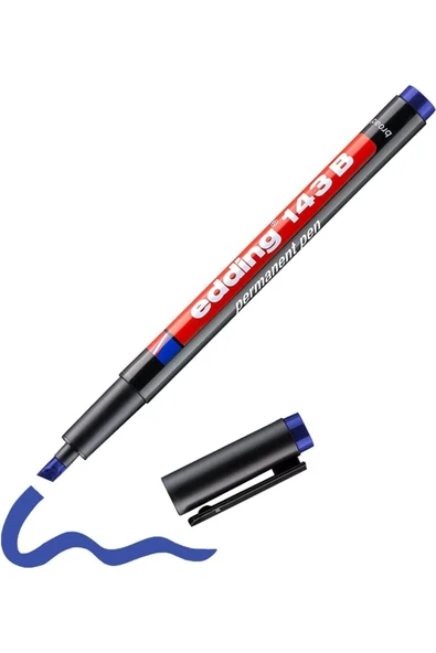 143 B Kesik Uçlu Kaligrafi Kalemi Mavi ürün görseli