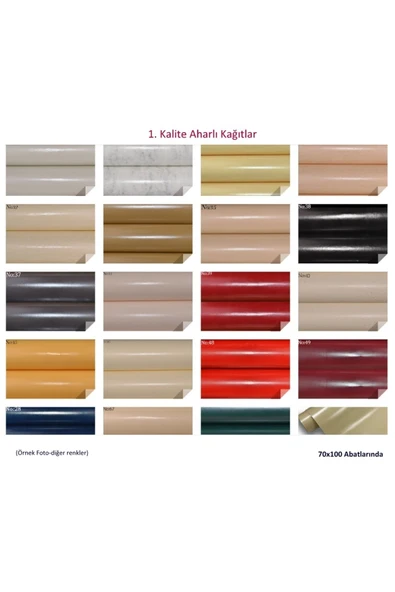 Aharlı Kağıt İtalyan Koyu Çay 70x100 No:45 (nesih-sülüs-talik-divani-kaligrafi-tezhip-minyatür) - 2