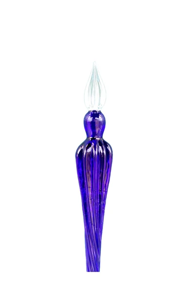 El yapımı cam kalemi, cam kalem, cam çizim kalemi, kaligrafi kalem-Permanent Mavi ürün görseli