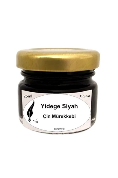 Yidege Siyah Çin Mürekkebi-kaligrafi-hat Çizim-brush-fırça-üstün Kalite-25ml-ink - Resim 6