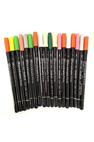 Zig Art&Graphic Twin Tut-80 ve Marvy Brush kalem seti-18 Adet set ürün görseli
