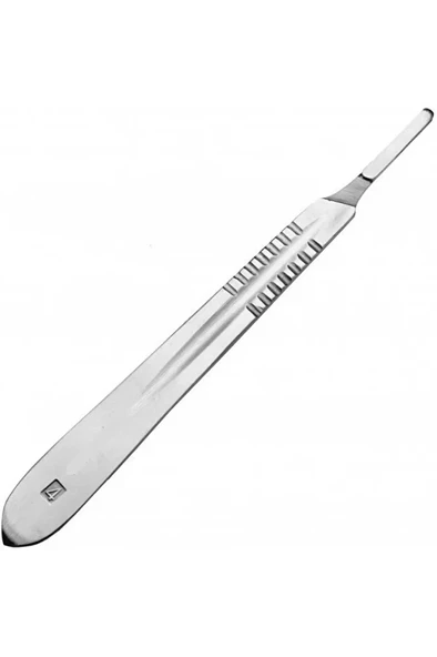 Bistüri Sapı 4 Numara, ergonomik tutuş, sağlam-1Ad ürün görseli