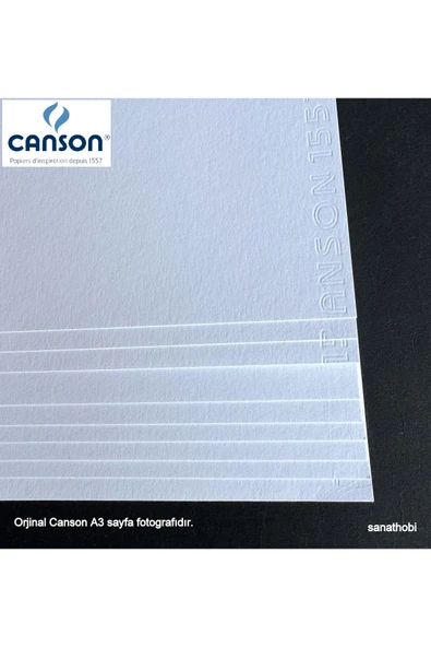 Resim kağıdı, sulu boya kağıdı, A3 (297x420mm) 200gr-30 Sayfa ürün görseli