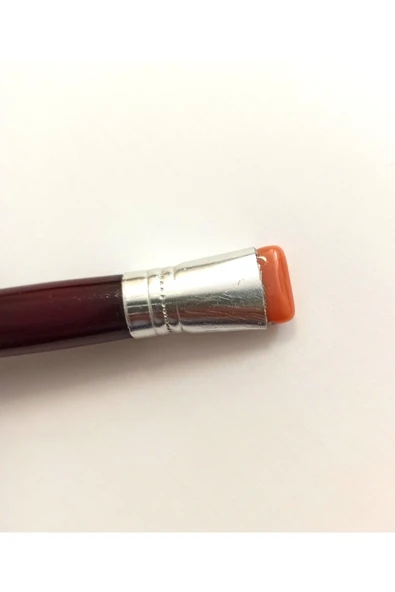 Akik mühre düz 1.3cm- Kahverengi geniş mühre-1.kalite-tezhip sanatı-minyatür sanatı ürün görseli