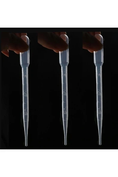 Damlalık Pastör Pipeti 3 Ml-ölçülü (3 Adet) ürün görseli