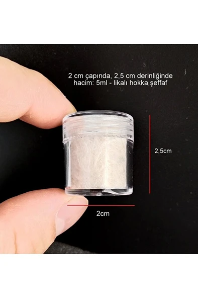 Likalı Hokka Şeffaf-hat Sanatı, Kaligrafi, Minyatür, Tezhip, Boyama Mürekkep Kutusu-5ml ürün görseli