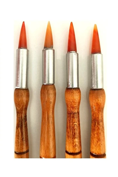 Akik Mühre Iğne Perdahı-sivri Uç-tezhip,hat,minyatür,kaligrafi - Resim 2