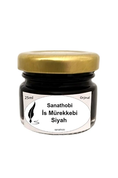 is mürekkebi-hat mürekkebi Siyah 25ml-ink - Resim 2