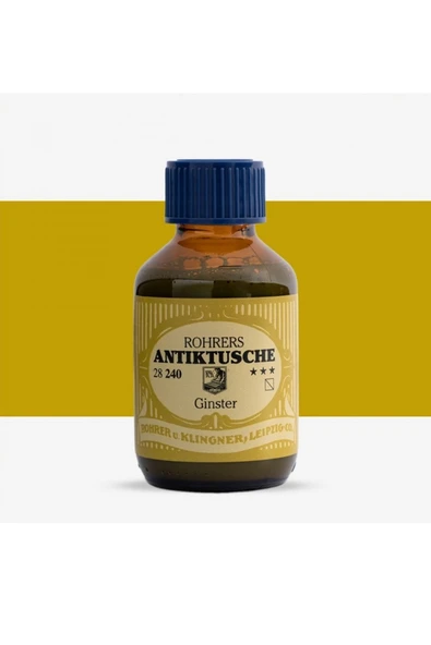 Rohrer & Klingner Antik Mürekkep 28-Modern sanatçılar için profesyonel mürekkep 100ml 240-ginster ürün görseli