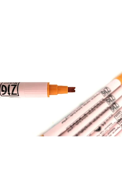 Zig Scroll & Brush Çift Çizgi Ve Fırça Uçlu Kaligrafi Kalemi, davetiye kalemi-8 Adet - Resim 3