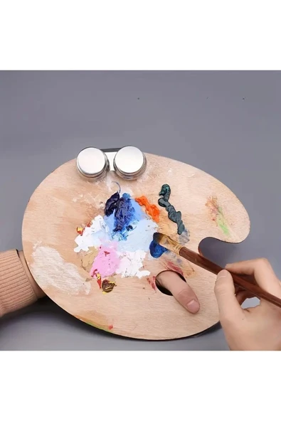 Çelik Gode, Paslanmaz Çelik, Boya Kupa, Yağ Kabı, Fırça Yıkama Kabı-çiftli - Resim 4