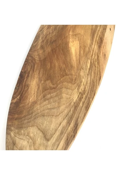 Doğal Ceviz Ağacı Kesme Tahtası 47x14x1.5cm No:4 - Resim 5