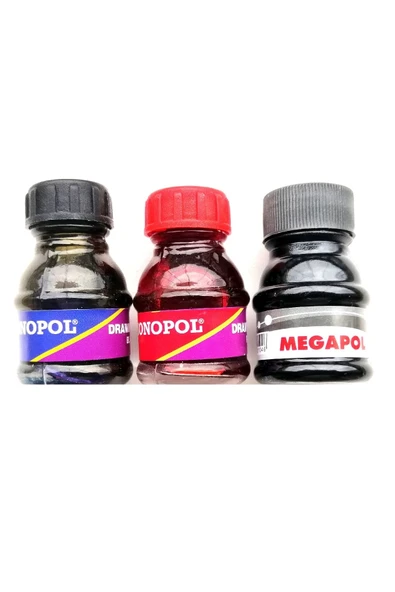 Çini Mürekkebi Siyah 15ml - Resim 2