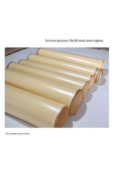 Aharlı Kağıt Italyan Koyu Krem 70x100 No:41 (NESİH-SÜLÜS-TALİK-DİVANİ-KALİGRAFİ-TEZHİP-MİNYATÜR) - Resim 4