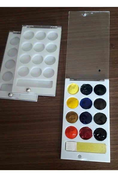 Küçük Kapaklı Dikdörtgen Palet-pitnik Palet (13 BÖLMELİ) - Resim 4