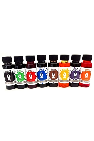 Pilot Parallel Pen Mürekkebi-kaligrafi Mürekkep-8 Renk-30ml - Resim 2