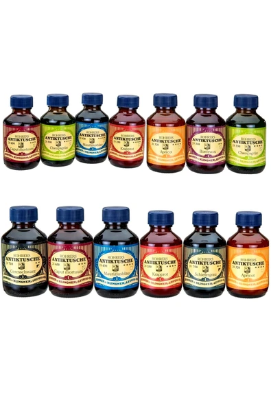 Rohrer &Klingner Antik Mürekkep 28-Modern sanatçılar için profesyonel mürekkep 100ml 420-senegalblau - 5