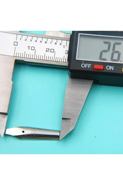 Kaligrafi divit uç seti, dolma kalem uçları, paslanmaz çelik 0.7-2.9mm arası-6 adet set - Resim 5