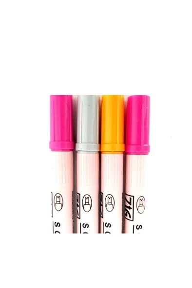 Zig Scroll & Brush Çift Çizgi Ve Fırça Uçlu Kaligrafi Kalemi, davetiye kalemi-4 Adet - Resim 4