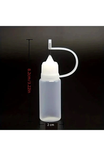 Damlalık, aplikatör hassas damlalık, çizikleri onarmak, yapıştırıcı, sanat ve hobi işleri-20mlx5 - Resim 3