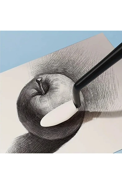 Eskiz sünger silgi, Kara kalem silgi, vurgulama, gölgelendirme ve düzeltme, sünger-44 Parça Set - Resim 7