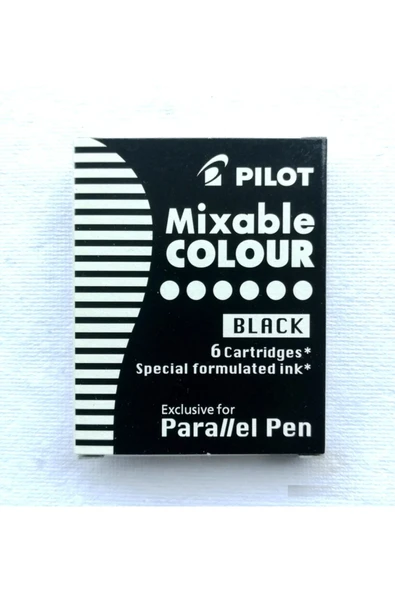 Parallel Pen Orjinal Kartuş Siyah (6 Adet) ürün görseli