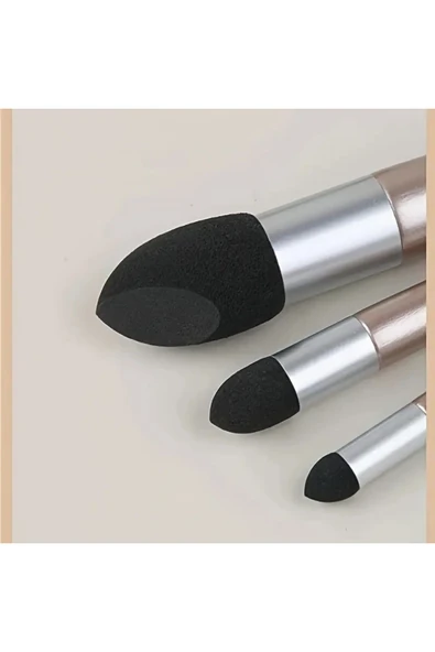 Sünger vurgulayıcı, detay gölgeleme, kara kalem silgi, pastel tonlama, yıkanabilir-Pembe Set 3'lü - Resim 3