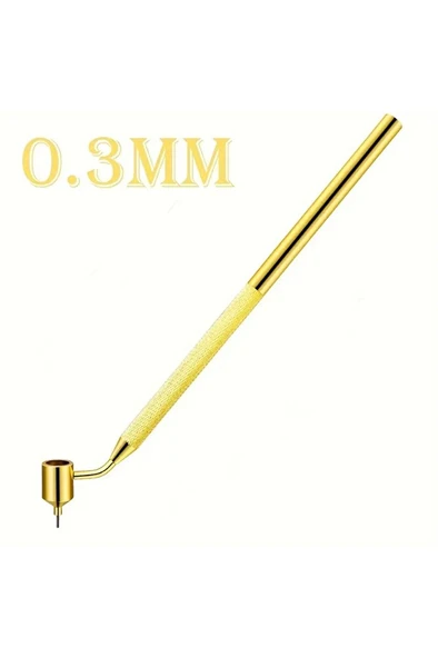 Hazneli çizgi boya kalemi, aplikatör, çini boyama, hazneli trilin, çizikleri onarmak-0.3mm ürün görseli 1